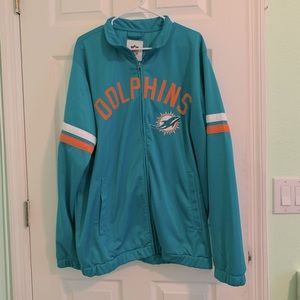 Miami Dolphins men’s zip up jacket